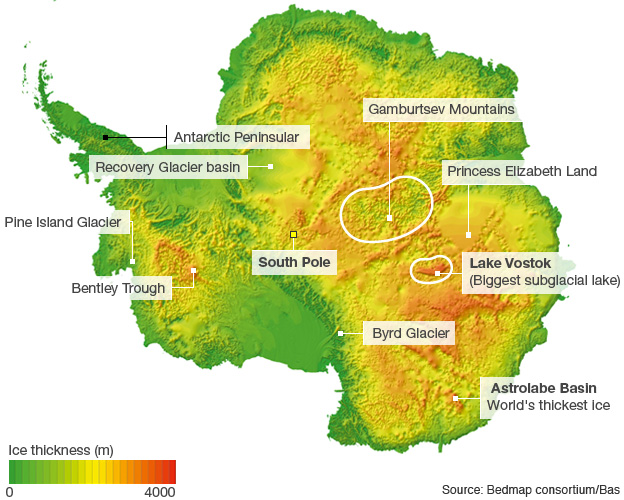 Antartic map