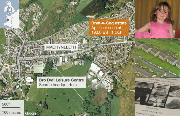 Map of Machynlleth