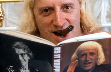 Savile reads his autobiography