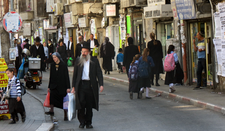 Ultra-Orthodox Jews in Meah Shearim