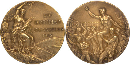 1932 olympic medal. Image courtesy of IOC