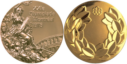 1976 olympic medal. Image courtesy of IOC