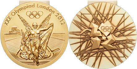 2012 olympic medal. Image courtesy of IOC