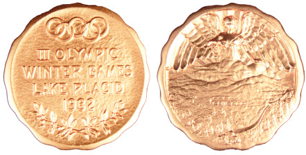 1932 olympic medal. Image courtesy of IOC