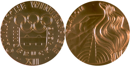 1976 olympic medal. Image courtesy of IOC