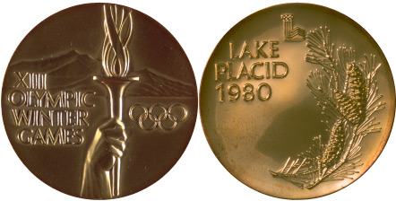 1980 olympic medal. Image courtesy of IOC