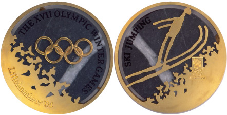 1994 olympic medal. Image courtesy of IOC