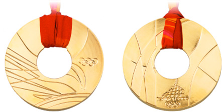 2006 olympic medal. Image courtesy of IOC