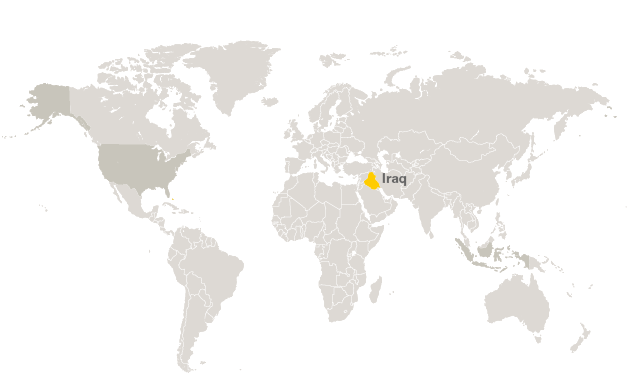 Map showing major attacks since 9/11 by al-Qaeda or Islamist militant groups