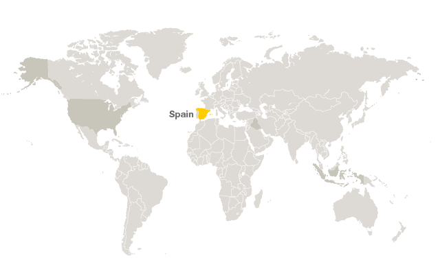 Map showing major attacks since 9/11 by al-Qaeda or Islamist militant groups