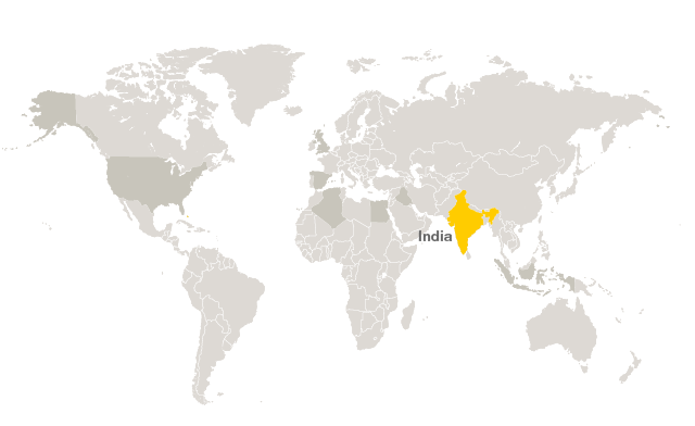 Map showing major attacks since 9/11 by al-Qaeda or Islamist militant groups