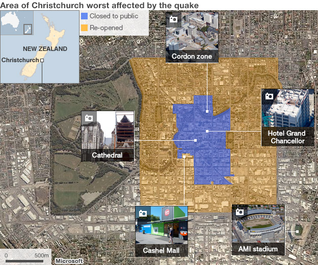 Interactive map of Christchurch