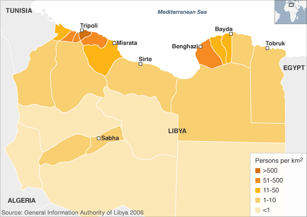 Libya, population