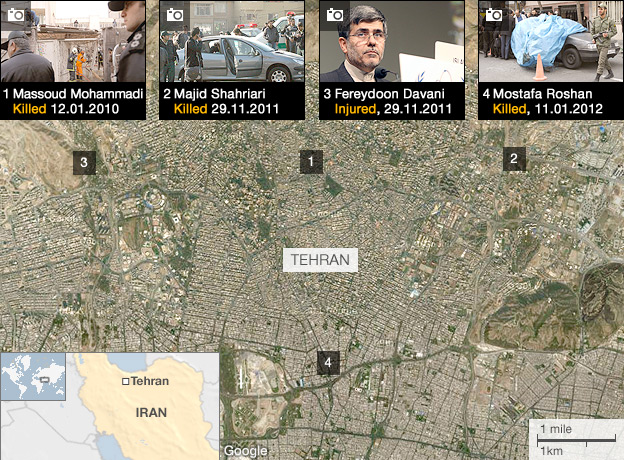 Interactive map of Tehran